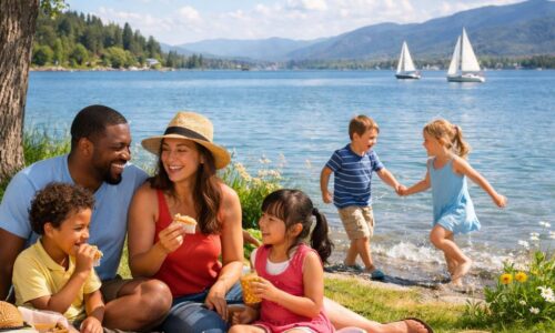 Familienfreundlich und zentral: So findest du die perfekte Unterkunft am Seeufer